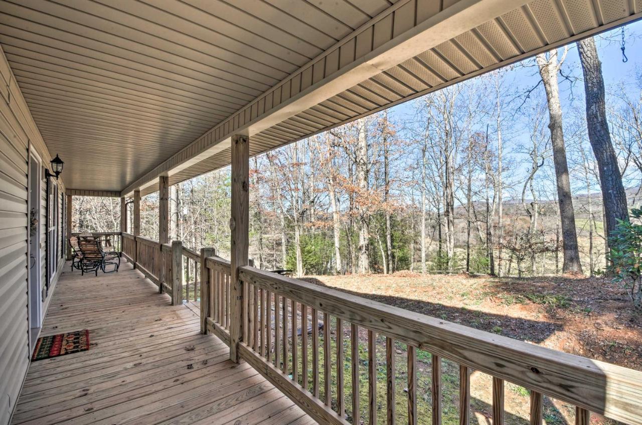 Blairsville Home With Deck And Stunning Mountain Views Hood Exteriér fotografie